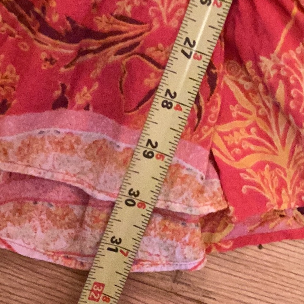 Free People Red and White Floral Tunic - Picture 12 of 13